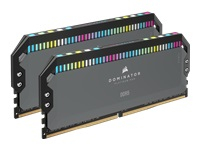 CORSAIR DOMINATOR PLATINUM RGB 32GB 2x16GB DDR5 6000MT/s DIMM Unbuffered 30-36-36-76 Std PMIC AMD EXPO Cool Grey Heatspreader 1.4V