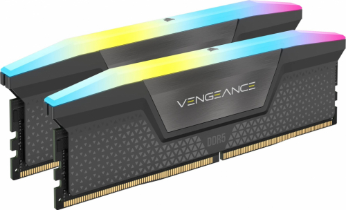 Corsair Vengeance RGB, DDR5-6000, CL36, AMD EXPO - 32 GB Dual Kit, Grey