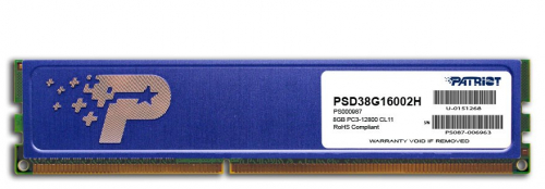 Patriot Memory DDR3 8GB PC3-12800 (1600MHz) DIMM memory module 1 x 8 GB 1600 MHz