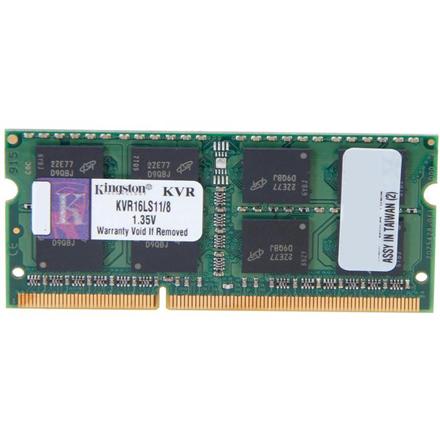 Kingston | 8 GB | DDR3 | 1600 MHz | Notebook | Registered No | ECC No