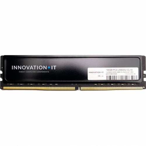 3600 16GB Innovation IT CL18 1.35V mit Heatspreader (CL18-22-22)