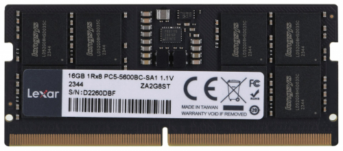 Lexar LD5S16G56C46ST-BGS memory module 16 GB 1 x 16 GB DDR5 5600 MHz