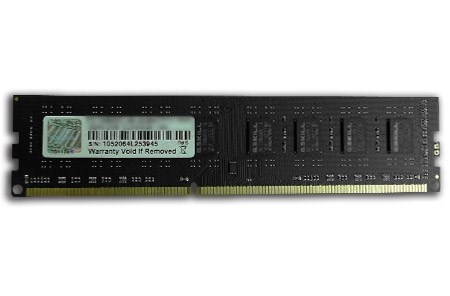 G.Skill PC3-10600 8GB memory module 1 x 8 GB DDR3 1333 MHz