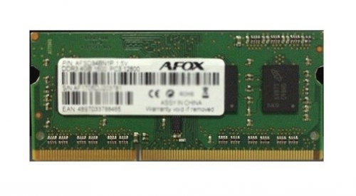 AFOX SO-DIMM DDR3 8GB memory module 1600 MHz 1.5V for older Systems, w 1333/1066 profiles