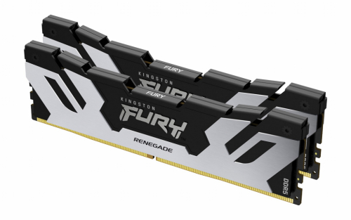 Kingston Technology FURY 32GB 6000MT/s DDR5 CL32 DIMM (Kit of 2) Renegade Silver