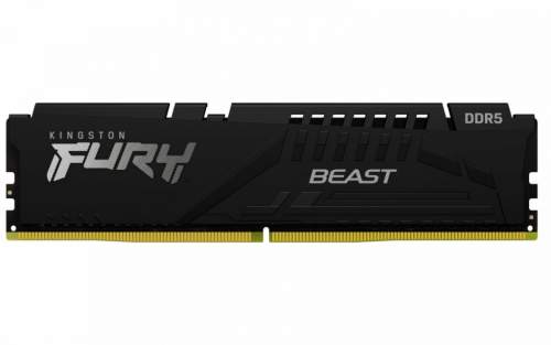 Kingston Memory DDR5 Fury Beast 16GB(1*16GB)/6000 CL30 XMP black