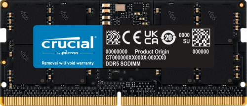 Crucial Notebook memory DDR5 SODIMM 24GB/5600 CL46 (16Gbit)