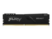 KINGSTON 16GB 2666MHz DDR4 CL16 DIMM 1Gx8 FURY Beast Black