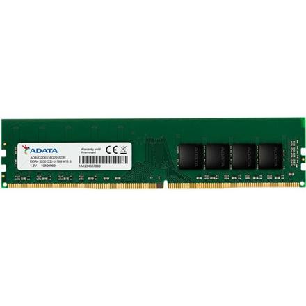 ADATA | 16 GB | U-DIMM | 3200 MHz | PC/server | Registered No | ECC No AD4U320016G22-SGN