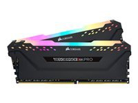 CORSAIR 16GB RAMKit 2x8GB DDR4 3200MHz 2x288Dimm Unbuffered 16-18-18-36 Vengeance RGB Pro Black Heat Spreader RGB LED 1,35V XMP2.0