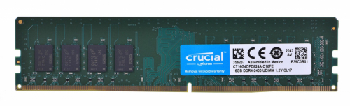 Crucial CT16G4DFD824A memory module 16 GB DDR4 2400 MHz