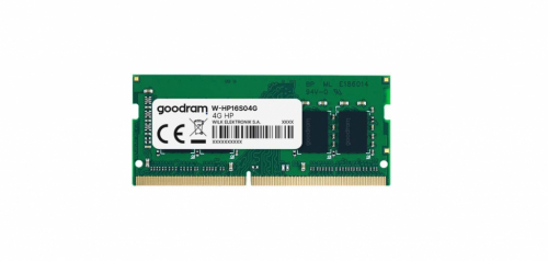 Goodram W-HP16S04G memory module 4 GB 1 x 4 GB DDR3 1600 MHz