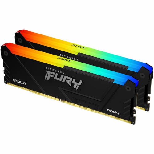 KINGSTON 32GB 3600MT/s DDR4 CL18 DIMM Kit of 2 FURY Beast RGB