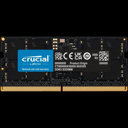 Crucial 32GB DDR5-5600 SODIMM CL46 (16Gbit)