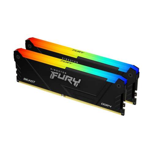 Kingston Technology FURY Beast 32GB 3200MT/s DDR4 CL16 DIMM (Kit of 2) 1Gx8 RGB