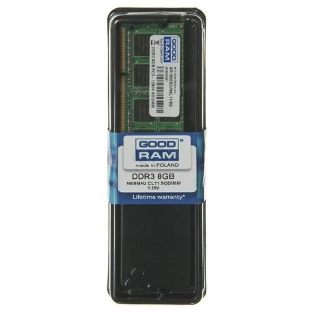 GOODRAM SODIMM DDR3 8GB/1600 CL11 1,35V Low Voltage