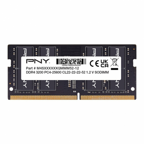 PNY Notebook memory 16GB DDR4 SODIMM 3200 MN16GSD43200-TB