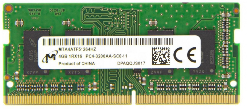 MICRON 4GB LAPTOP RAM MODULE DDR4 3200MHZ EQV. TO MTA4ATF51264HZ-3G2R1 FOR MICRON After the tests