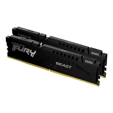 Kingston Fury Beast 64GB DDR5, 5200 MHz, CL40, 288-Pin, DIMM Kit (32GB x 2) | Kingston | Fury Beast RGB | 64 GB | DDR5 | 5200 MHz