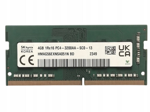 Hynix HMAG56EXNSA051N_3M memory module 4 GB 1 x 4 GB DDR4 3200 MHz After the tests