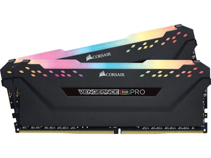 Corsair PC memory DDR4 Intel XMP Certified Vengeance PRO RGB 16GB/3200(2*8GB) black CL16