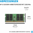 HP 32GB DDR4 1x32GB 3200 SODIMM Memory-WW