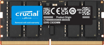Crucial Notebook memory DDR5 CSODIMM 32GB (1*32GB)/6400 CL52