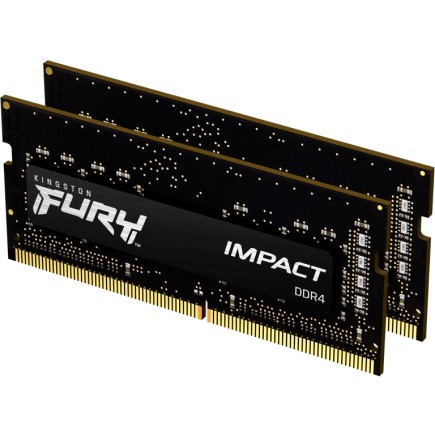 SO KINGSTON 16GB 3200MHz DDR4 CL20 SODIMM Kit of 2 FURY Impact