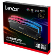 Lexar PC memory DDR5 ARES RGB 48GB(2*24GB)/7600 black
