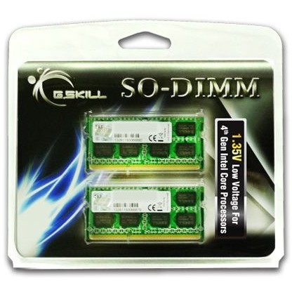 16 GB G.Skill SO-DIMM 1600 (2x 8 GB) Dual-Kit (F3-1600C11D-16GSL)