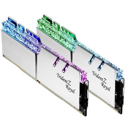 32 GB DIMM 3600(2x 16 GB)Dual-Kit(silber. F4-3600C16D-32GTRSC. Trident Z Royal. INTEL XMP)
