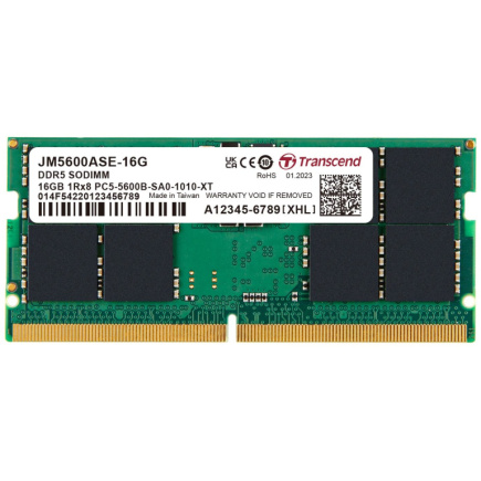 16GB SO PC 5600 CL46 Transcend JetRAM. JM5600ASE-16G