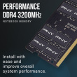 PNY Notebook memory 16GB DDR4 SODIMM 3200 MN16GSD43200-TB