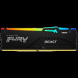 Kingston 64GB 6000MT/s DDR5 CL36 DIMM (Kit of 2) FURY Beast RGB