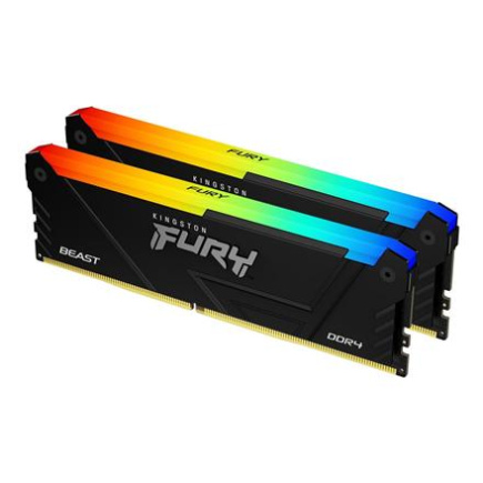 Kingston | Fury Beast | 32GB (16GBx2) GB | DDR4 | 3600 MHz | PC/server | Registered No | ECC No