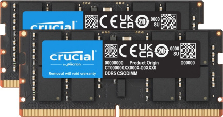 Crucial Notebook memory DDR5 CSODIMM 32GB (2*16GB)/6400 CL52