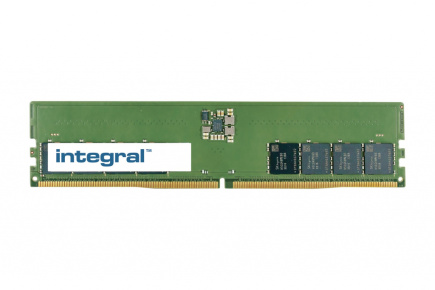 Integral 16GB PC RAM MODULE DDR5 5600MHZ PC5-44800 UNBUFFERED NON-ECC 1.1V 2GX8 CL46 EQV. TO M323R2GA3PB0-CWM FOR SAMSUNG memory module 1 x 16 GB