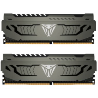 32 GB Patriot DIMM 3200 (2x 16 GB) Dual-Kit (grau, PVS432G320C6K, Viper Steel, INTEL XMP)