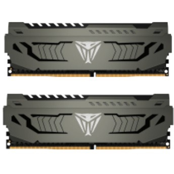 16 GB Patriot DIMM 3600 (2x 8 GB) Dual-Kit (grau, PVS416G360C7K, Viper Steel, INTEL XMP)