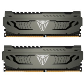 16 GB Patriot DIMM 3733 (2x 8 GB) Dual-Kit (grau, PVS416G373C7K, Viper Steel, INTEL XMP)