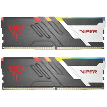 64 GB Patriot DIMM 6000 (2x 32 GB) Dual-Kit (schwarz, PVVR564G600C30K, Viper Venom RGB, INTEL XMP, AMD EXPO)