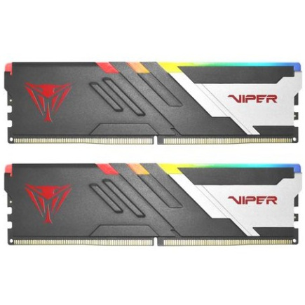 64 GB Patriot DIMM 5200 (2x 32 GB) Dual-Kit (schwarz, PVVR564G520C40K, Viper Venom RGB, INTEL XMP)