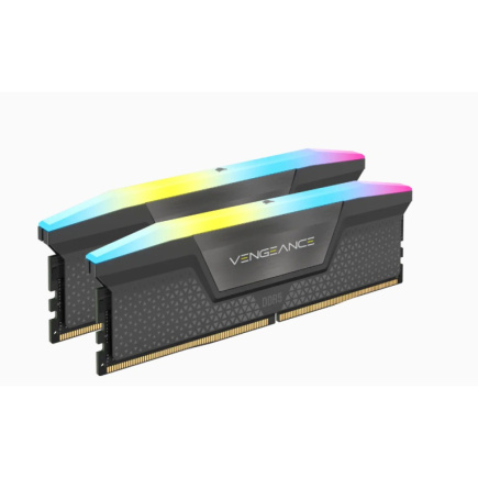 64 GB Corsair DIMM 5600 (2x 32 GB) Dual-Kit (schwarz. CMH64GX5M2B5600Z40K. Vengeance RGB. AMD EXPO)
