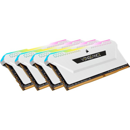 32 GB Corsair DIMM 3600 (4x 8 GB) Quad-Kit (wei. CMH32GX4M4D3600C18W. Vengeance RGB PRO SL. INTEL XMP)
