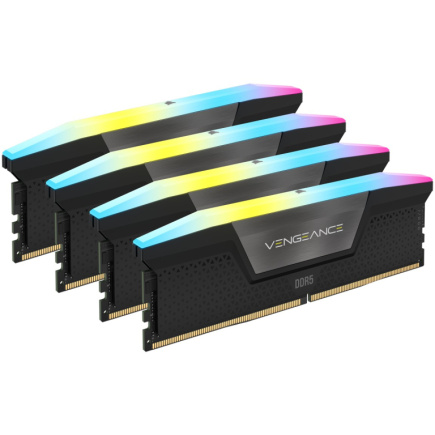 64 GB Corsair DIMM 6600 (4x 16 GB) Quad-Kit (schwarz. CMH64GX5M4B6600C32. Vengeance RGB. INTEL XMP)