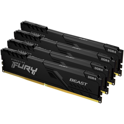 KINGSTON 64GB 3600MHz DDR4 CL18 DIMM Kit of 4 FURY Beast Must