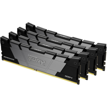 KINGSTON 32GB3600MT/s DDR4 CL16DIMM Kit of4FURYRenegadeBlack