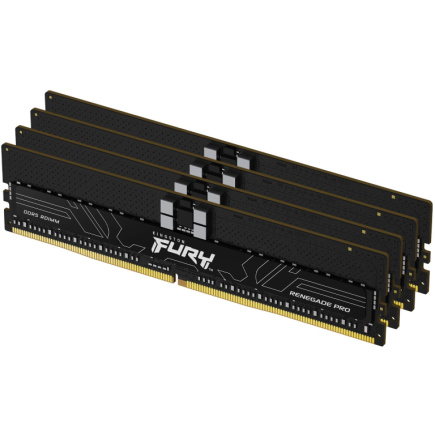 KINGSTON 64GB 5600MT/s DDR5 ECC Reg CL28 DIMM Kit of 4 FURY Renegade Pro EXPO