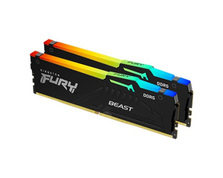 Kingston Memory DDR5 Fury Beast RGB 128GB(2*64GB)/5600 CL36 Must
