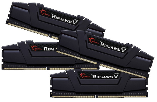 G.SKILL DDR4 64GB (4x16GB) RipjawsV 3200MHz CL16 XMP2 Черный